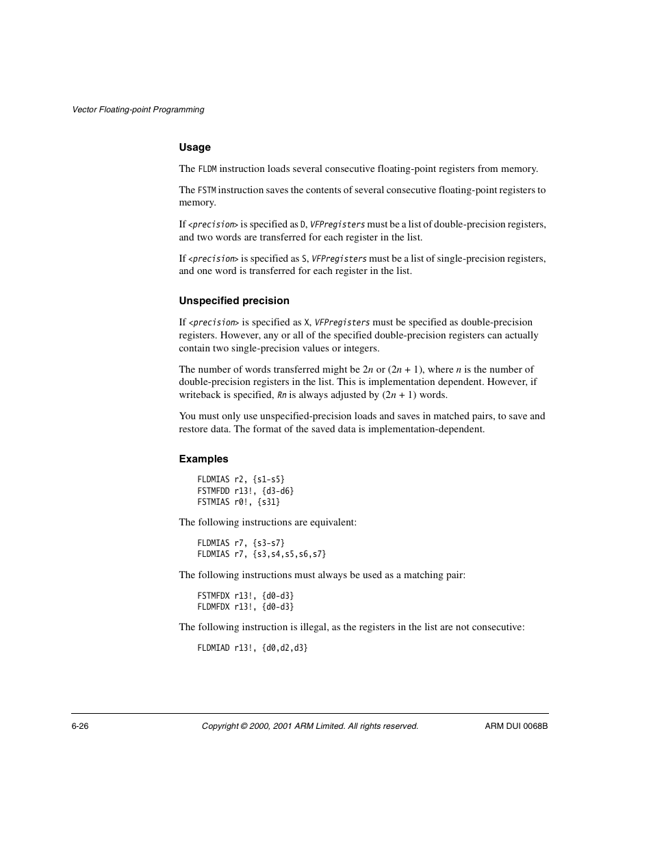 ARM VERSION 1.2 User Manual | Page 264 / 360