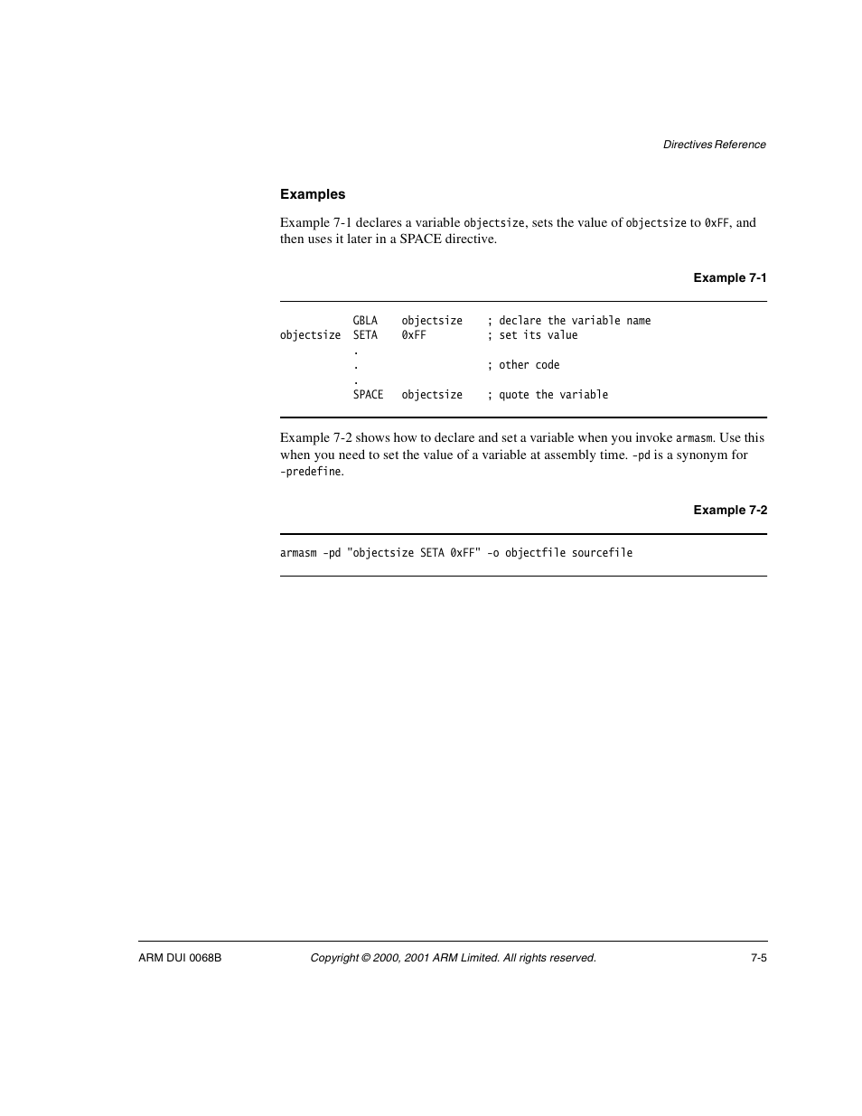 ARM VERSION 1.2 User Manual | Page 287 / 360