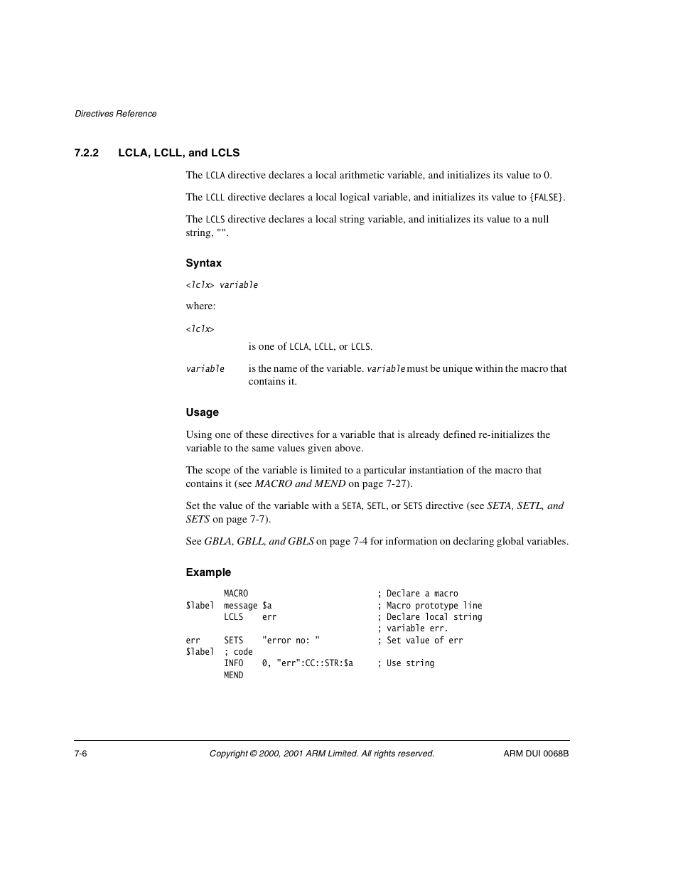 2 lcla, lcll, and lcls | ARM VERSION 1.2 User Manual | Page 288 / 360