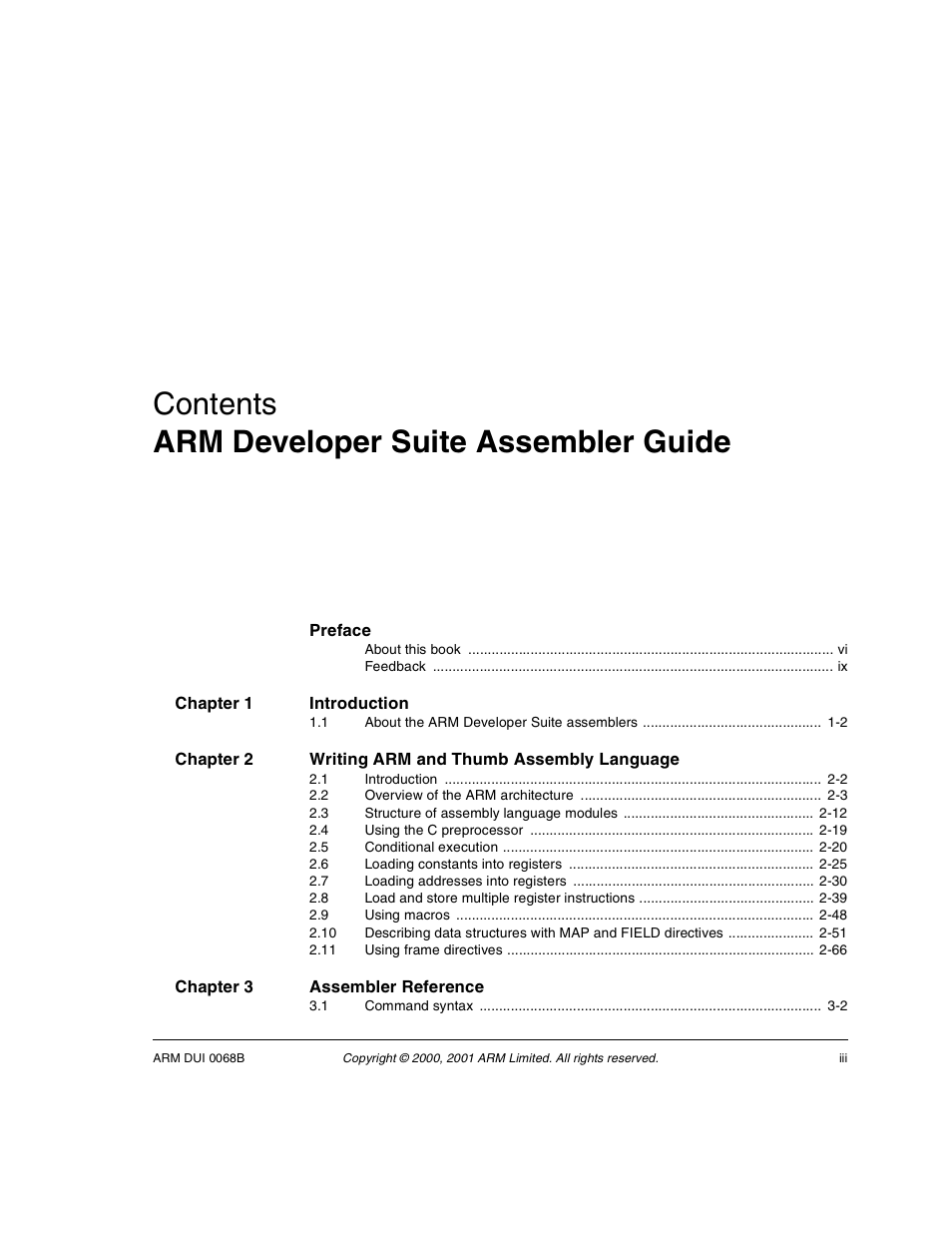 ARM VERSION 1.2 User Manual | Page 3 / 360