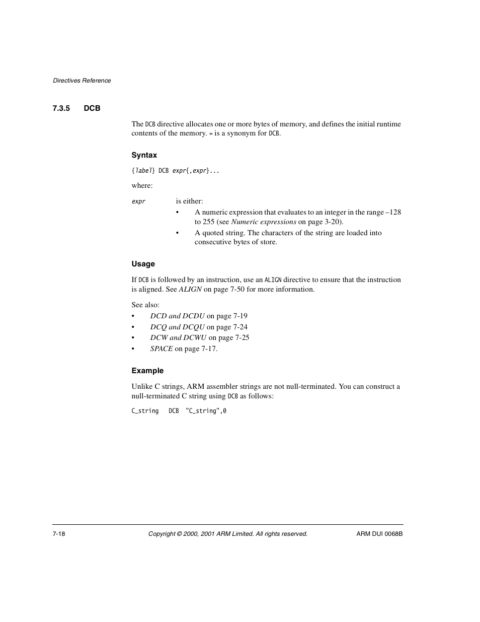 5 dcb | ARM VERSION 1.2 User Manual | Page 300 / 360