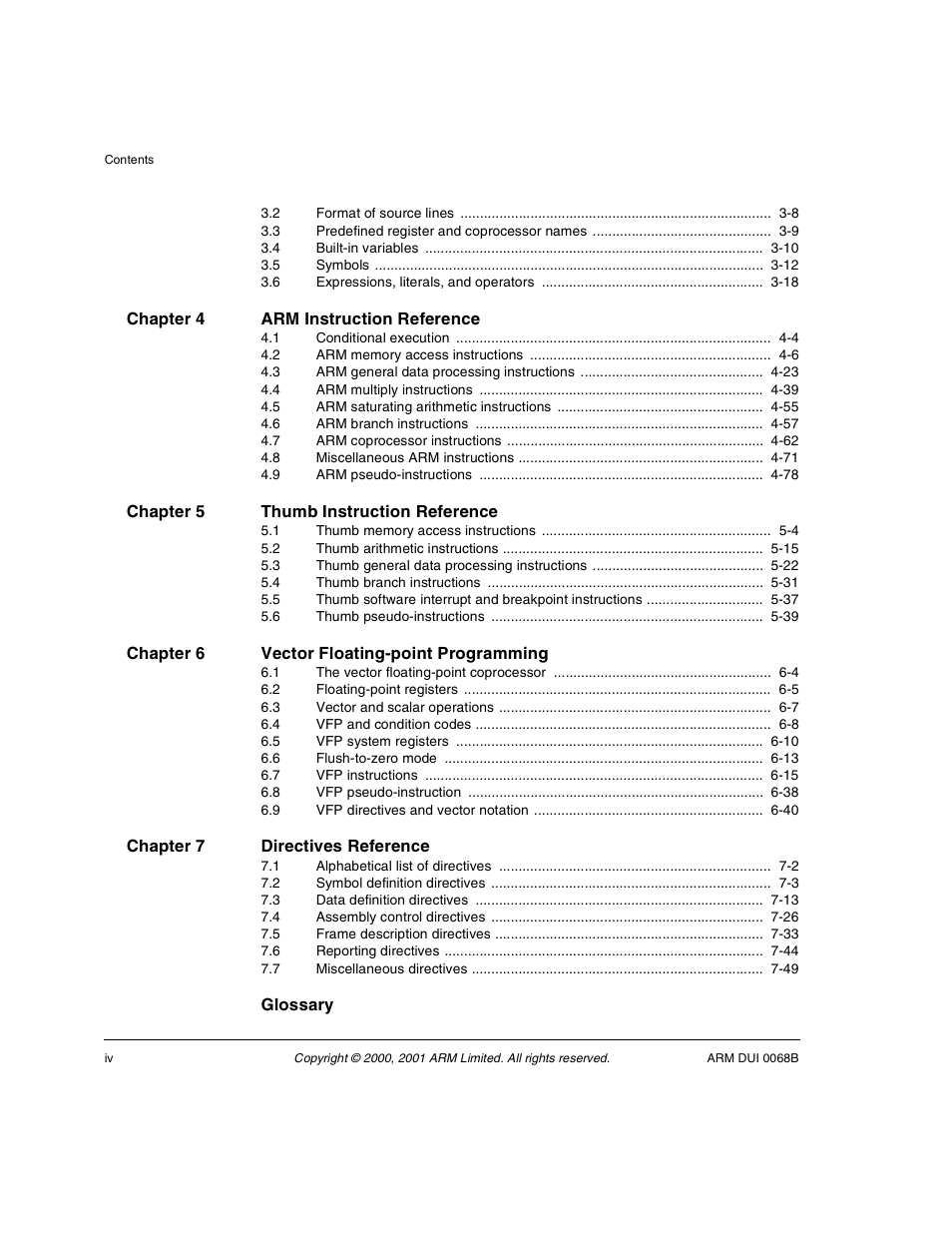 ARM VERSION 1.2 User Manual | Page 4 / 360