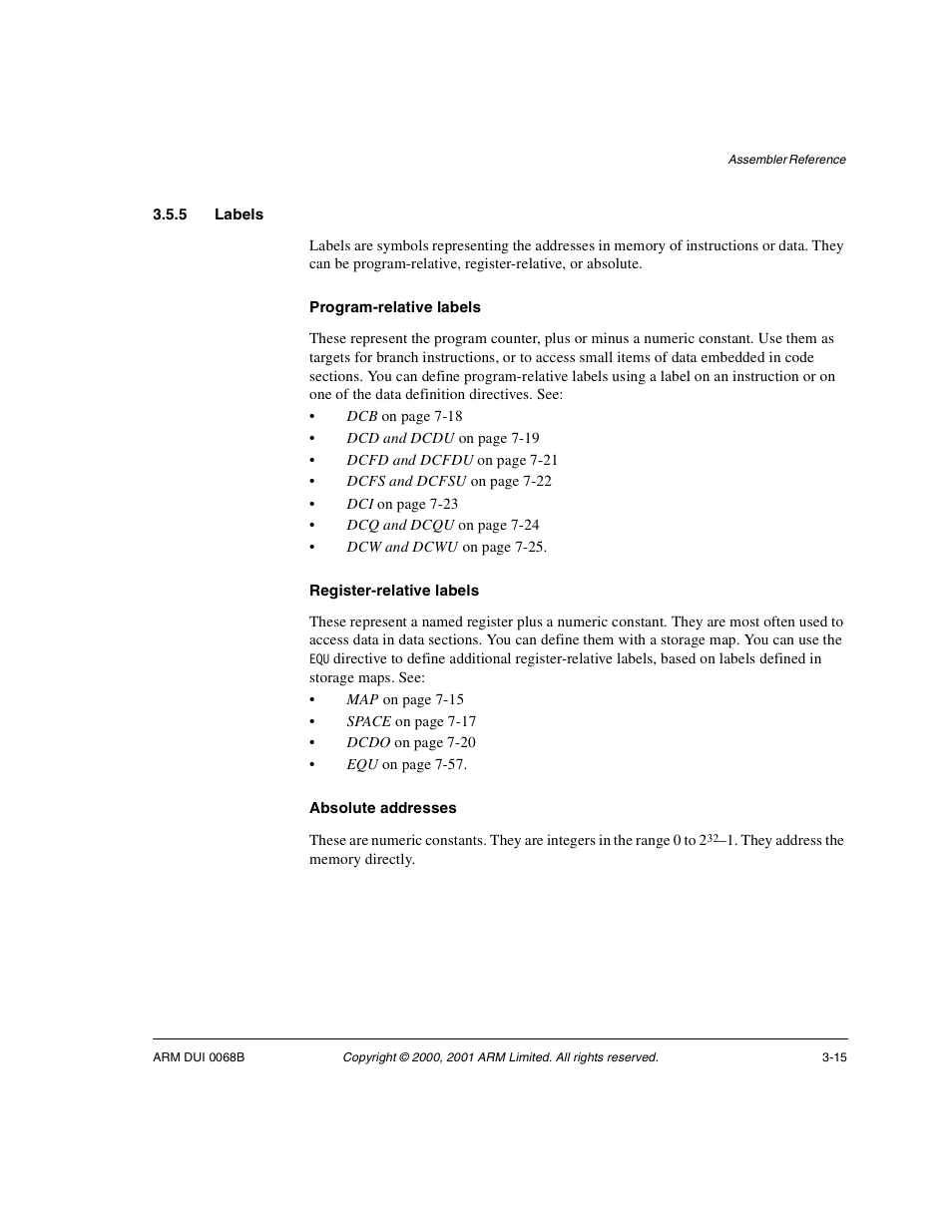 5 labels | ARM VERSION 1.2 User Manual | Page 93 / 360