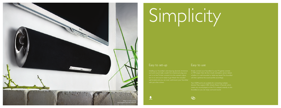 Simplicity | Philips HTL5120-F7 User Manual | Page 11 / 15