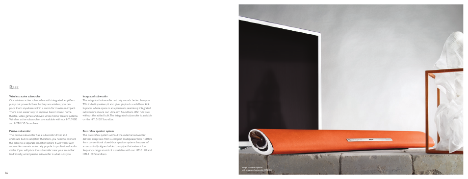 Bass | Philips HTL5120-F7 User Manual | Page 9 / 15