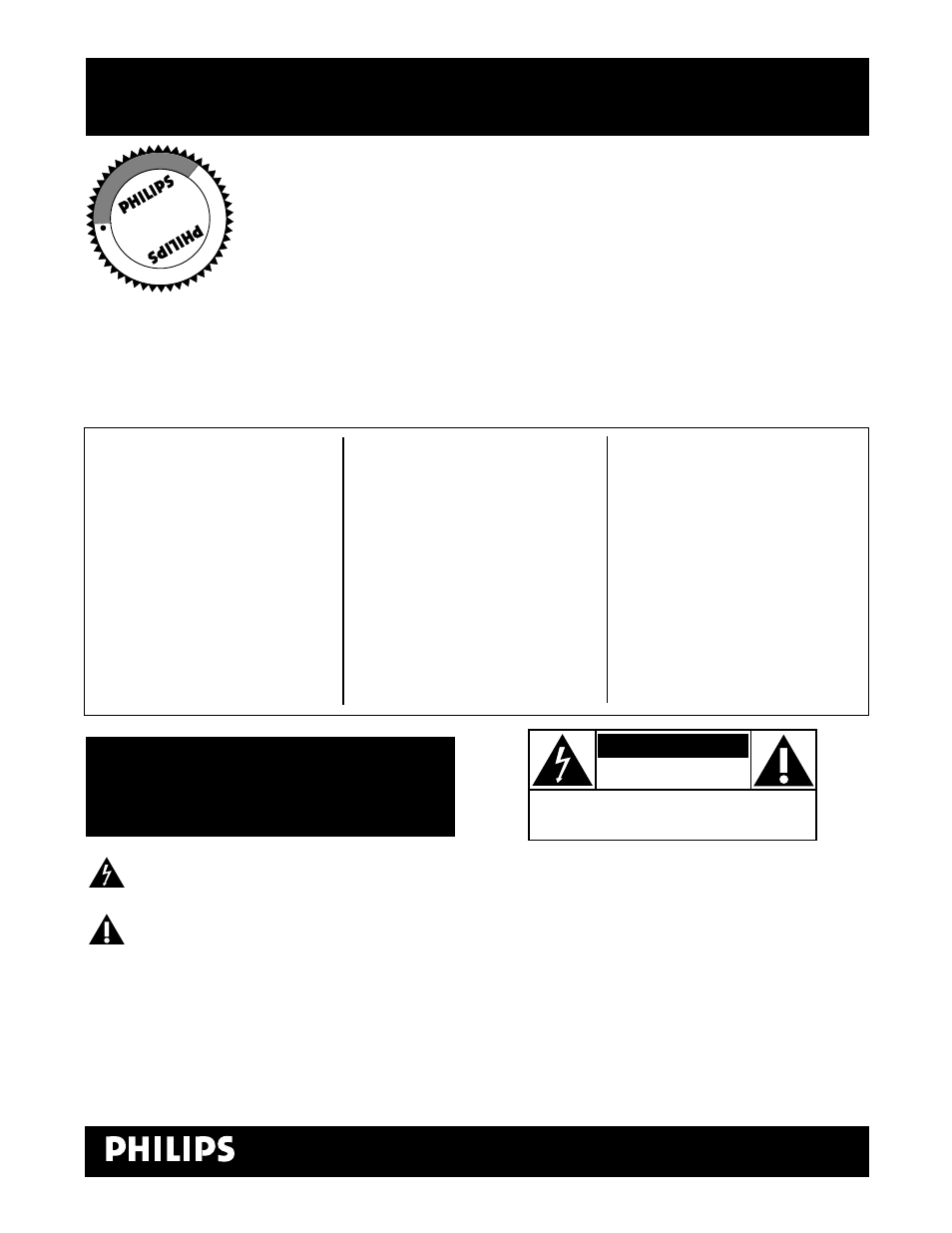 Safety, Hurry, Know these | Symbols, Warranty verification, Owner confirmation, Model registration | Philips 20PS35S-17 User Manual | Page 2 / 33