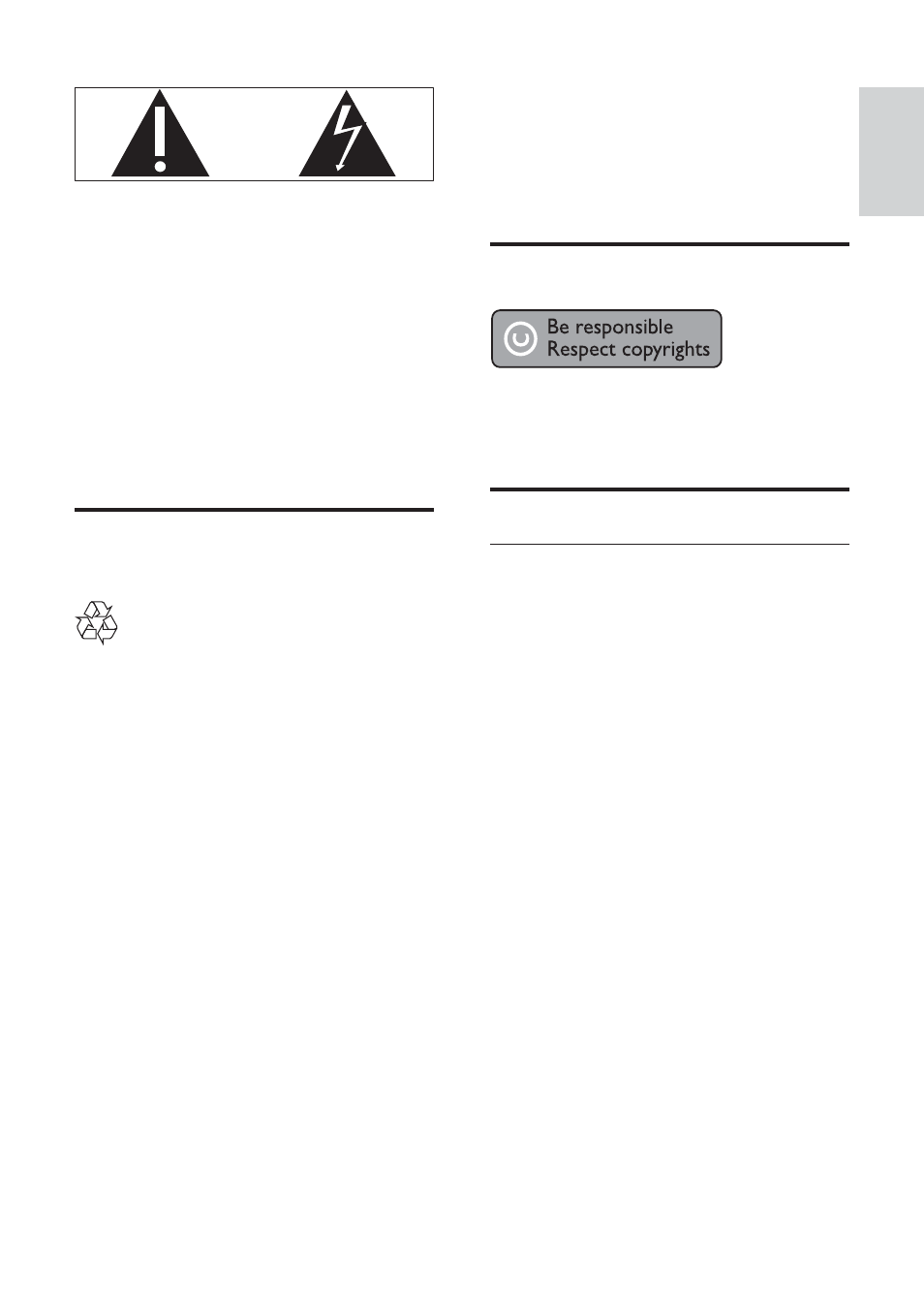 2 notice, Copyright, Compliance | Disposal of your old product and batteries | Philips HSB2313A-F7 User Manual | Page 5 / 21