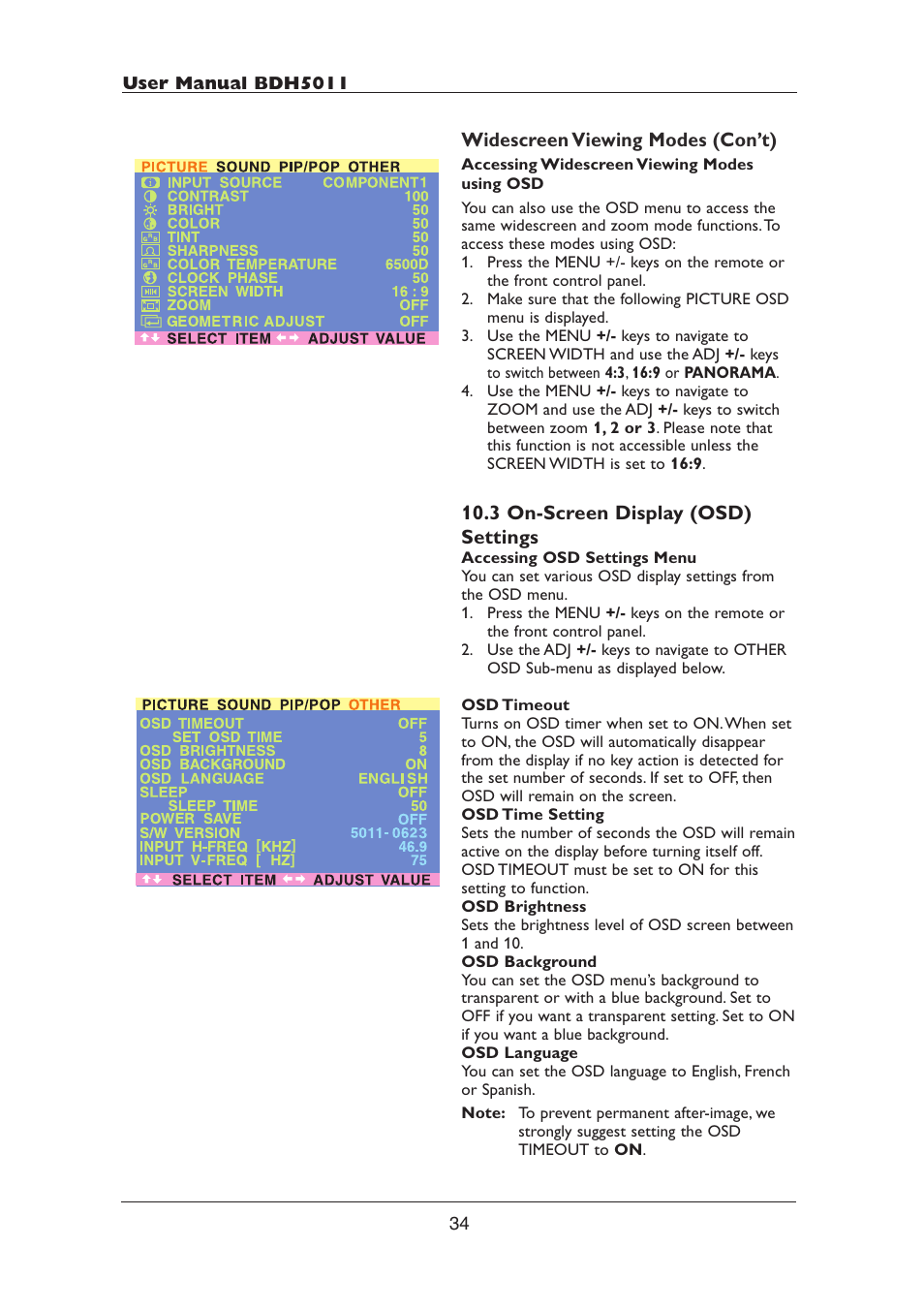Philips BDH5011-74B User Manual | Page 34 / 56