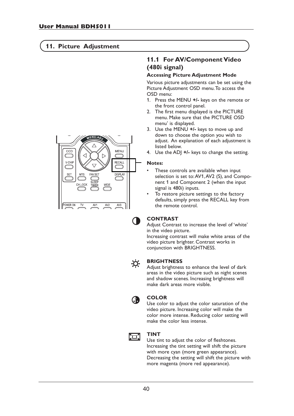 Philips BDH5011-74B User Manual | Page 40 / 56