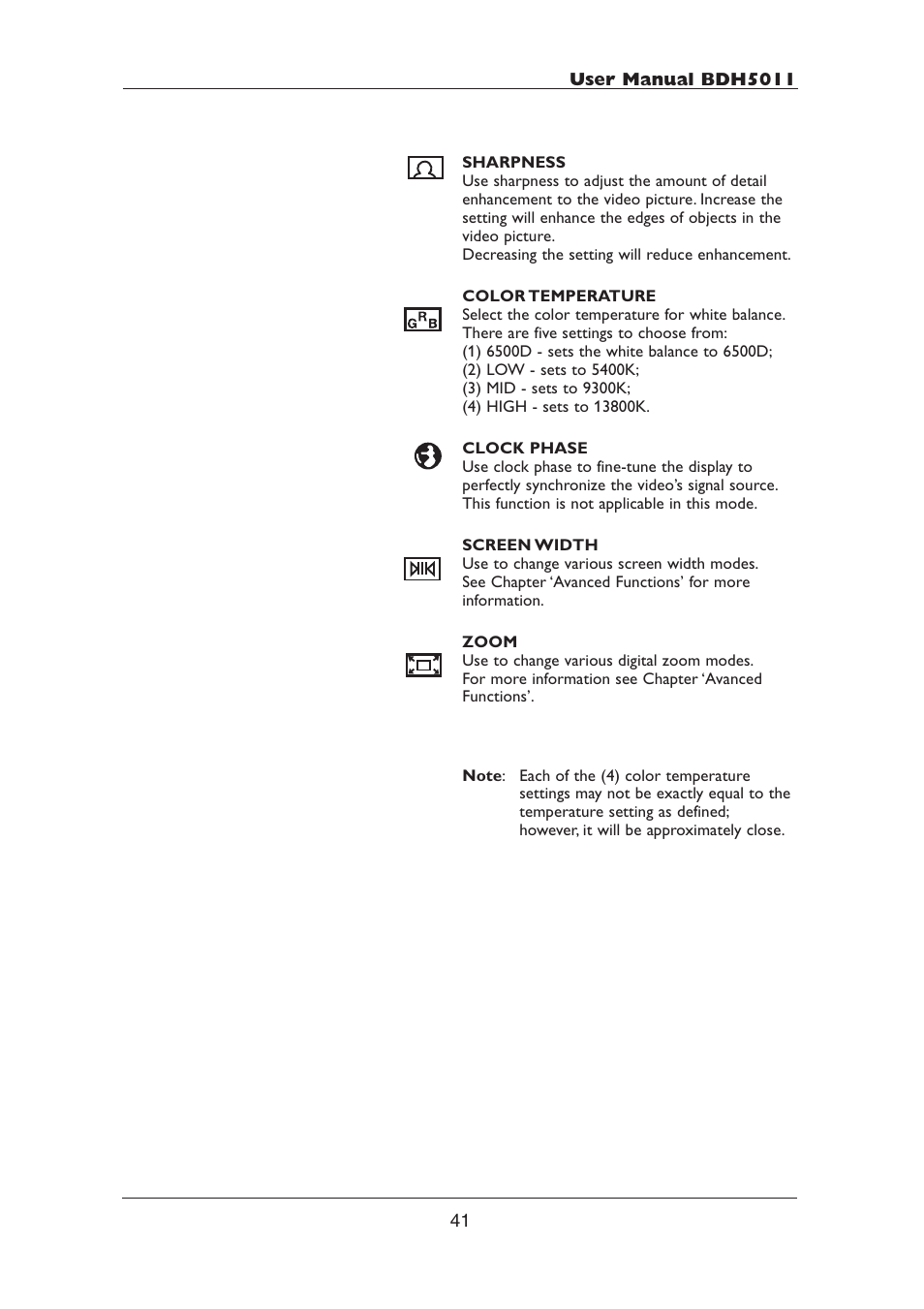 Philips BDH5011-74B User Manual | Page 41 / 56