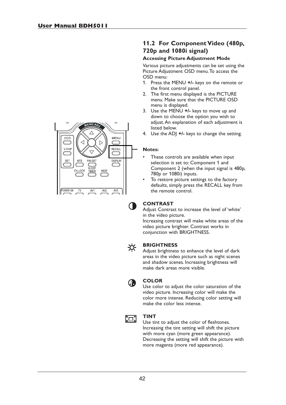 Philips BDH5011-74B User Manual | Page 42 / 56