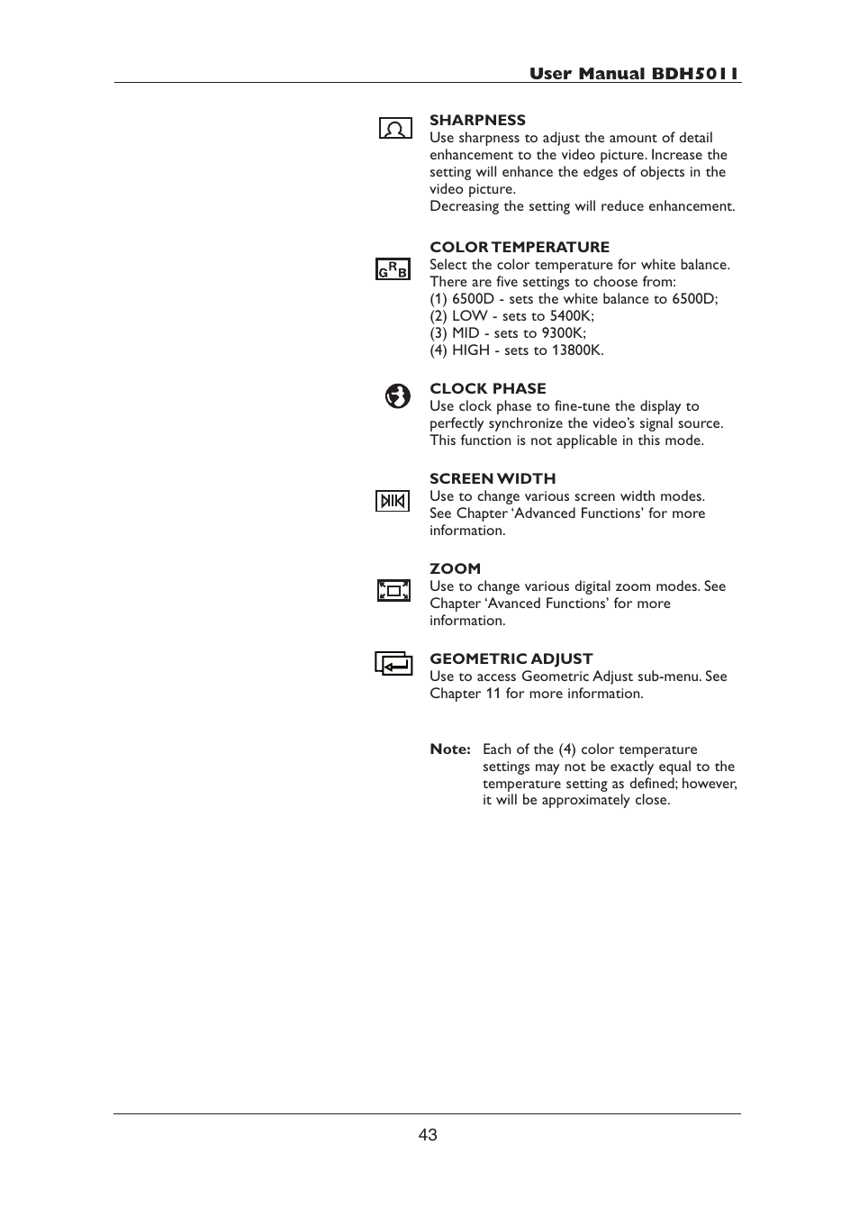 Philips BDH5011-74B User Manual | Page 43 / 56