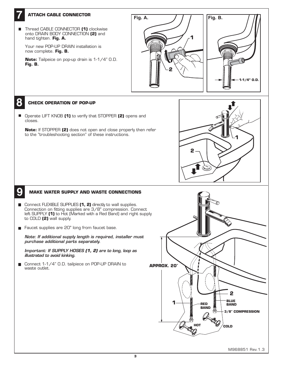 American Standard MONOBLOCK BIDET 2064.011 User Manual | Page 3 / 6