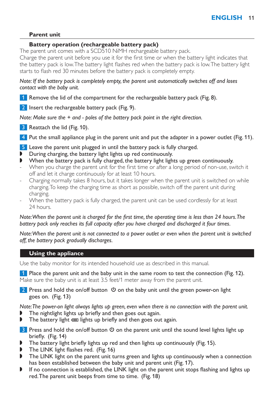 Philips SCD510-00 User Manual | Page 11 / 48