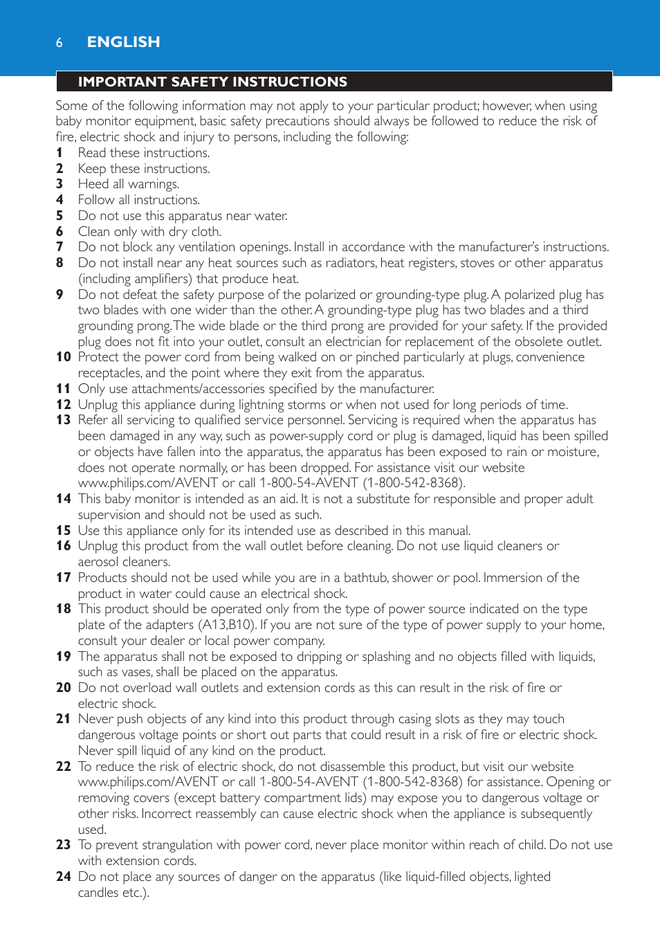 English | Philips SCD510-00 User Manual | Page 6 / 48