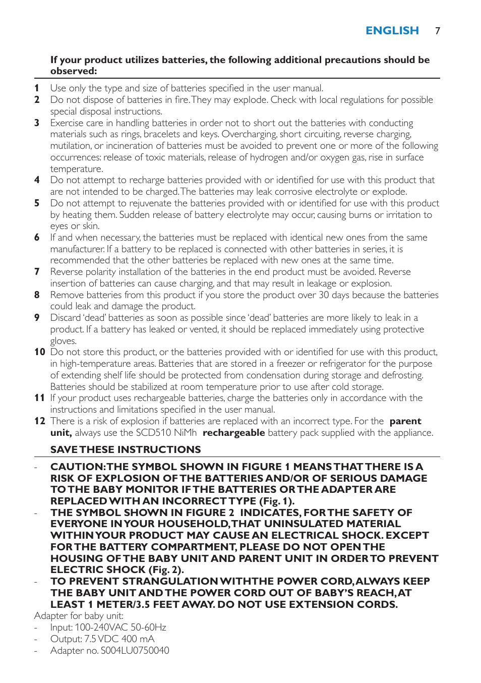 Philips SCD510-00 User Manual | Page 7 / 48
