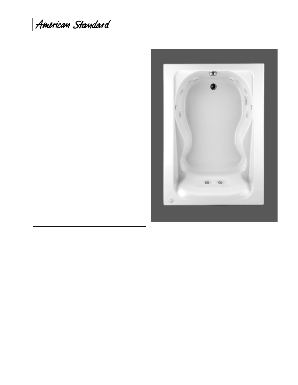 American Standard Cadet Elite 2772EC User Manual | 2 pages