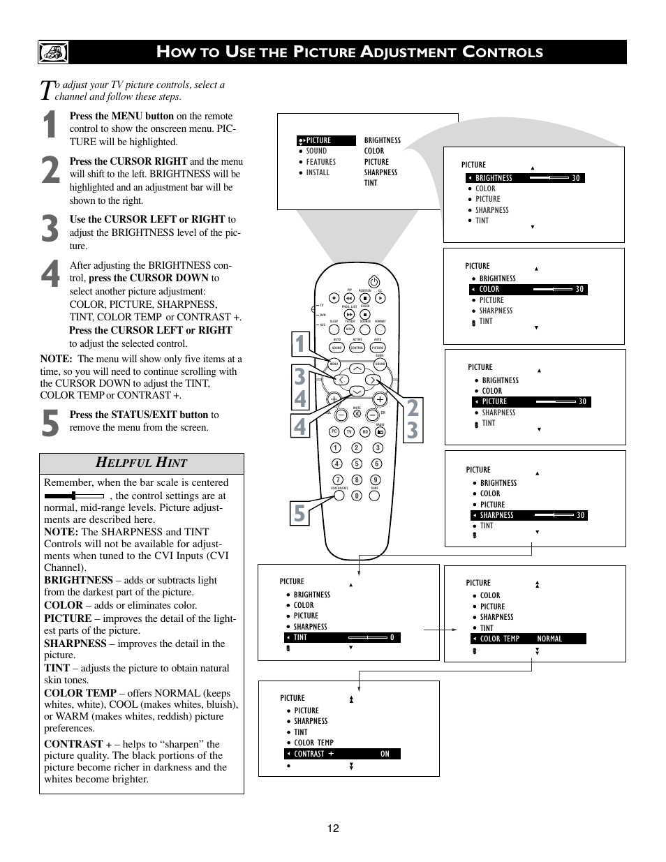 Philips 23PF9945-37B User Manual | Page 12 / 64