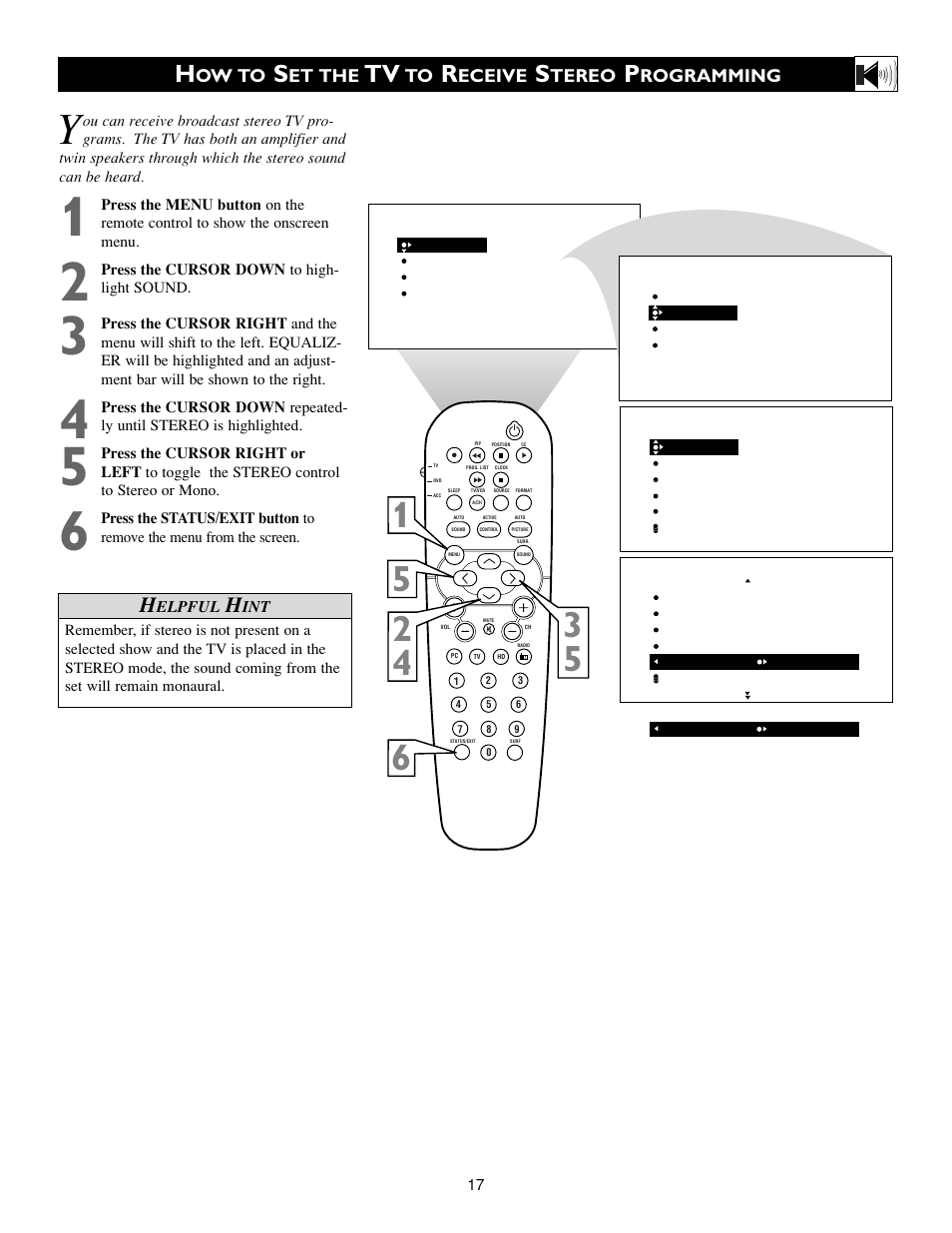 Philips 23PF9945-37B User Manual | Page 17 / 64