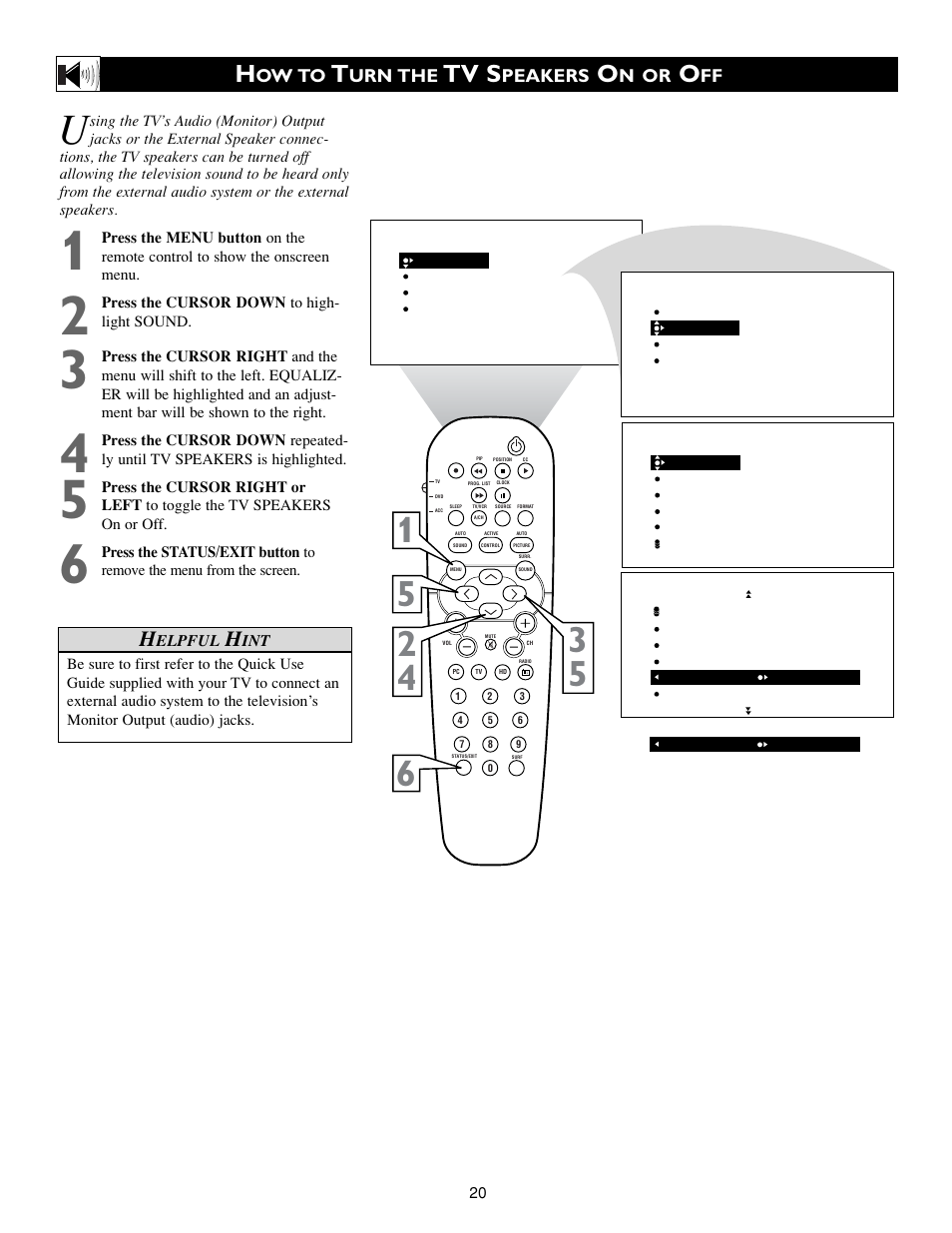 Tv s | Philips 23PF9945-37B User Manual | Page 20 / 64