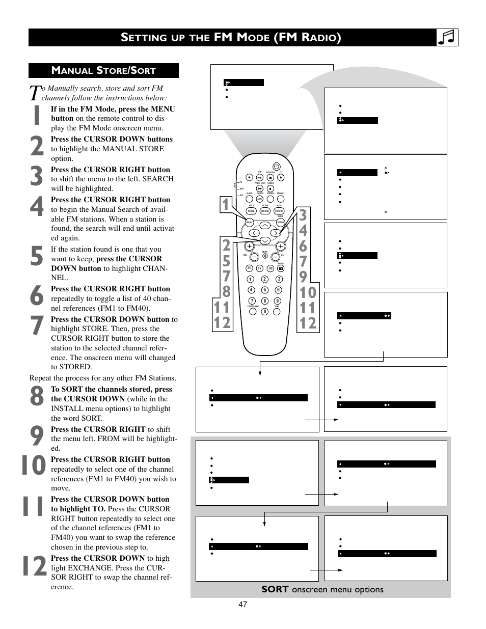 Fm m, Fm r | Philips 23PF9945-37B User Manual | Page 47 / 64