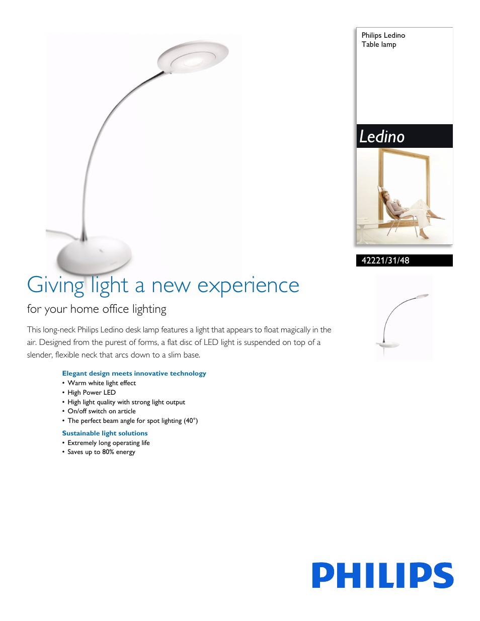 Philips 422213148 User Manual | 3 pages