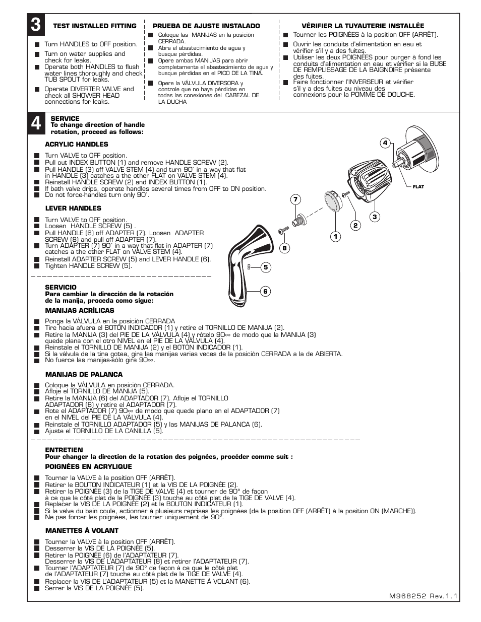 Colony/colony soft, Caution | American Standard Colony/Colony Soft 3275 SERIES User Manual | Page 3 / 4