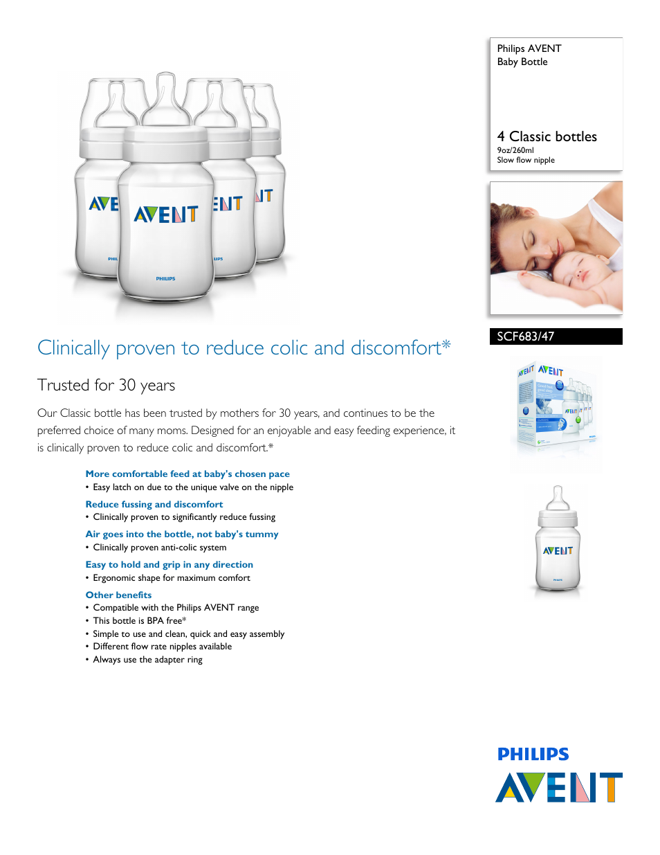 Philips SCF683-47 User Manual | 3 pages