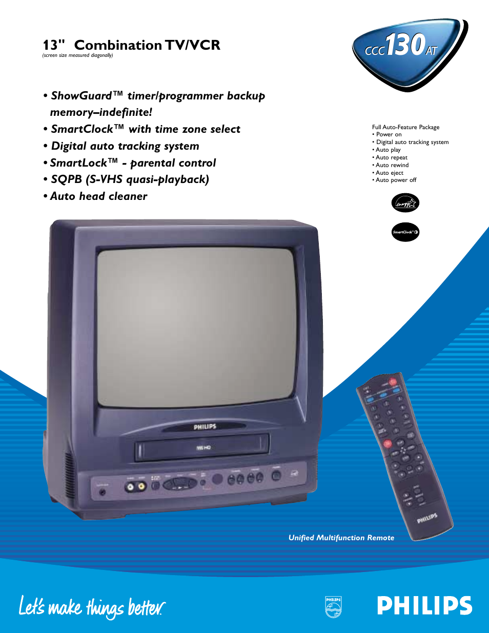 Philips CCC130AT99 User Manual | 2 pages