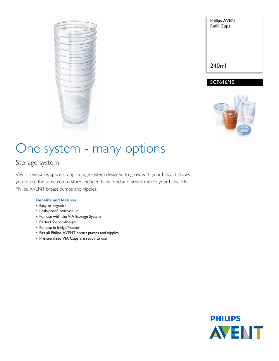 Philips SCF616-10 User Manual | 2 pages