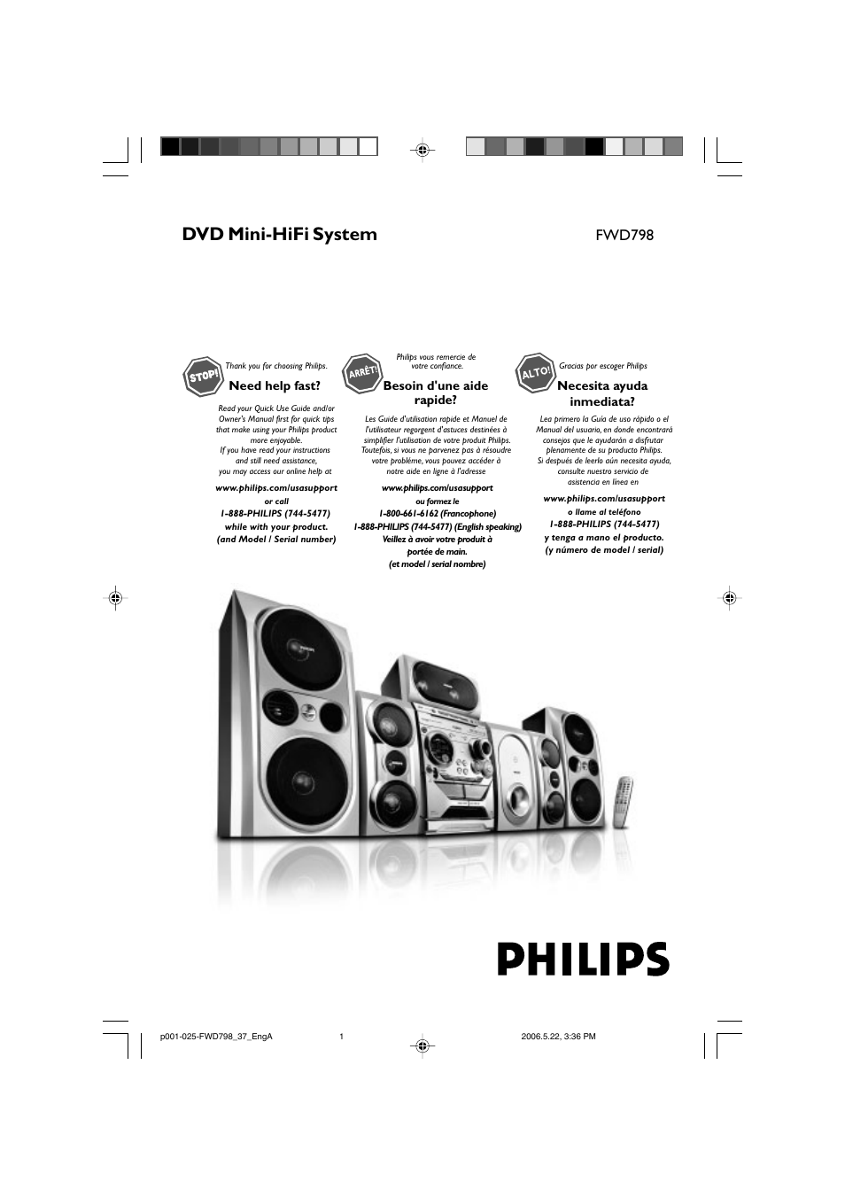 Philips FWD798-37 User Manual | 51 pages