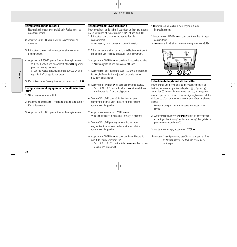 Philips MC148C-37 User Manual | Page 30 / 46