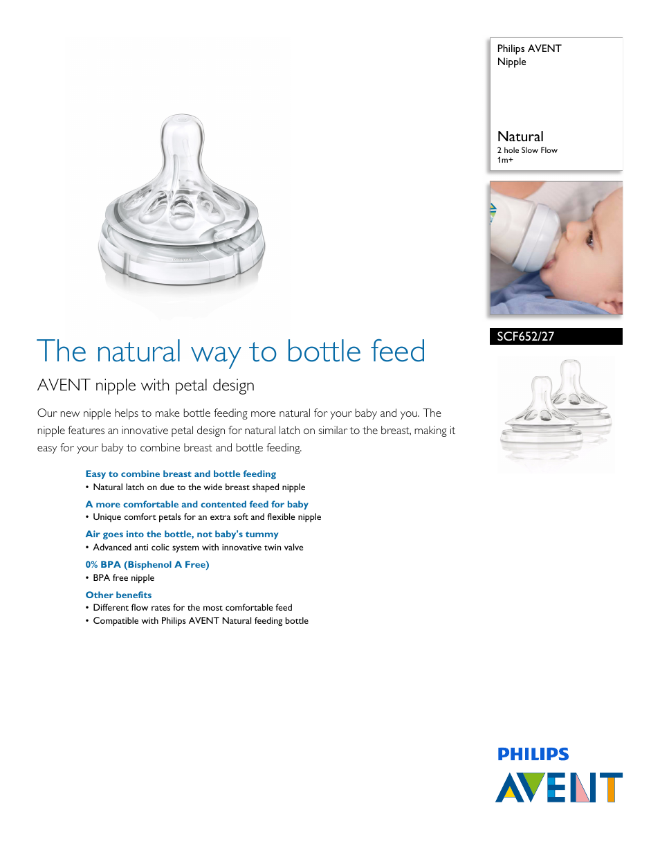 Philips SCF652-27 User Manual | 2 pages