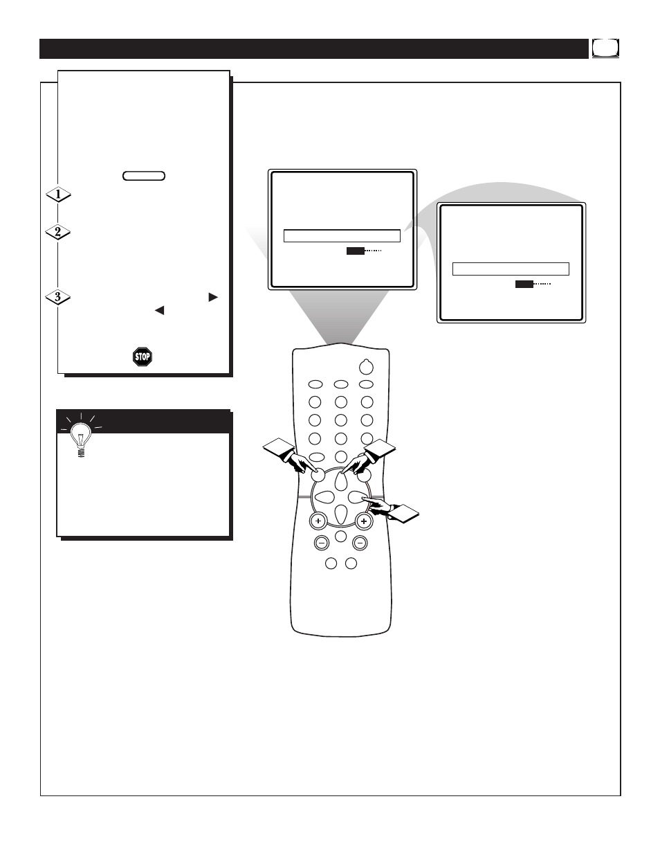 Ctivating the, Oise, Eduction | Icture, Ontrol | Philips PR1920C User Manual | Page 17 / 40