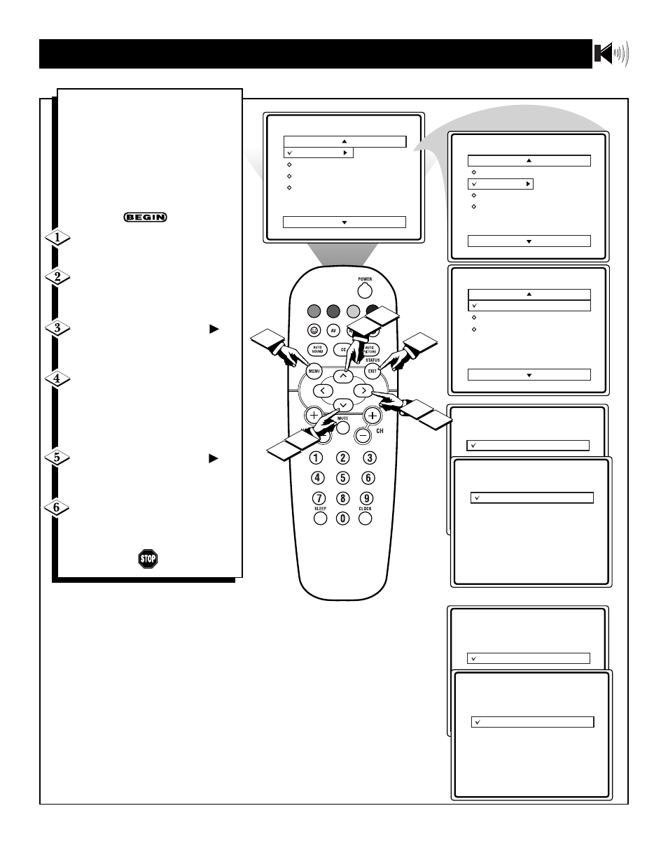 Ow to, Et the, Ass and | Reble, Oost, Ontrols | Philips 19PS30C User Manual | Page 17 / 40
