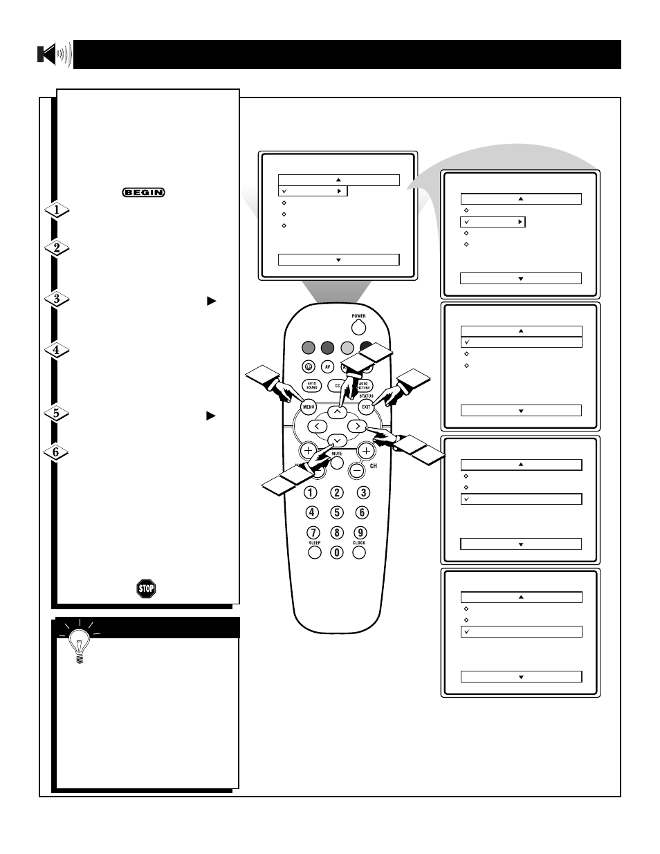Ow to, Et the, Tereo | Rograms | Philips 19PS30C User Manual | Page 18 / 40