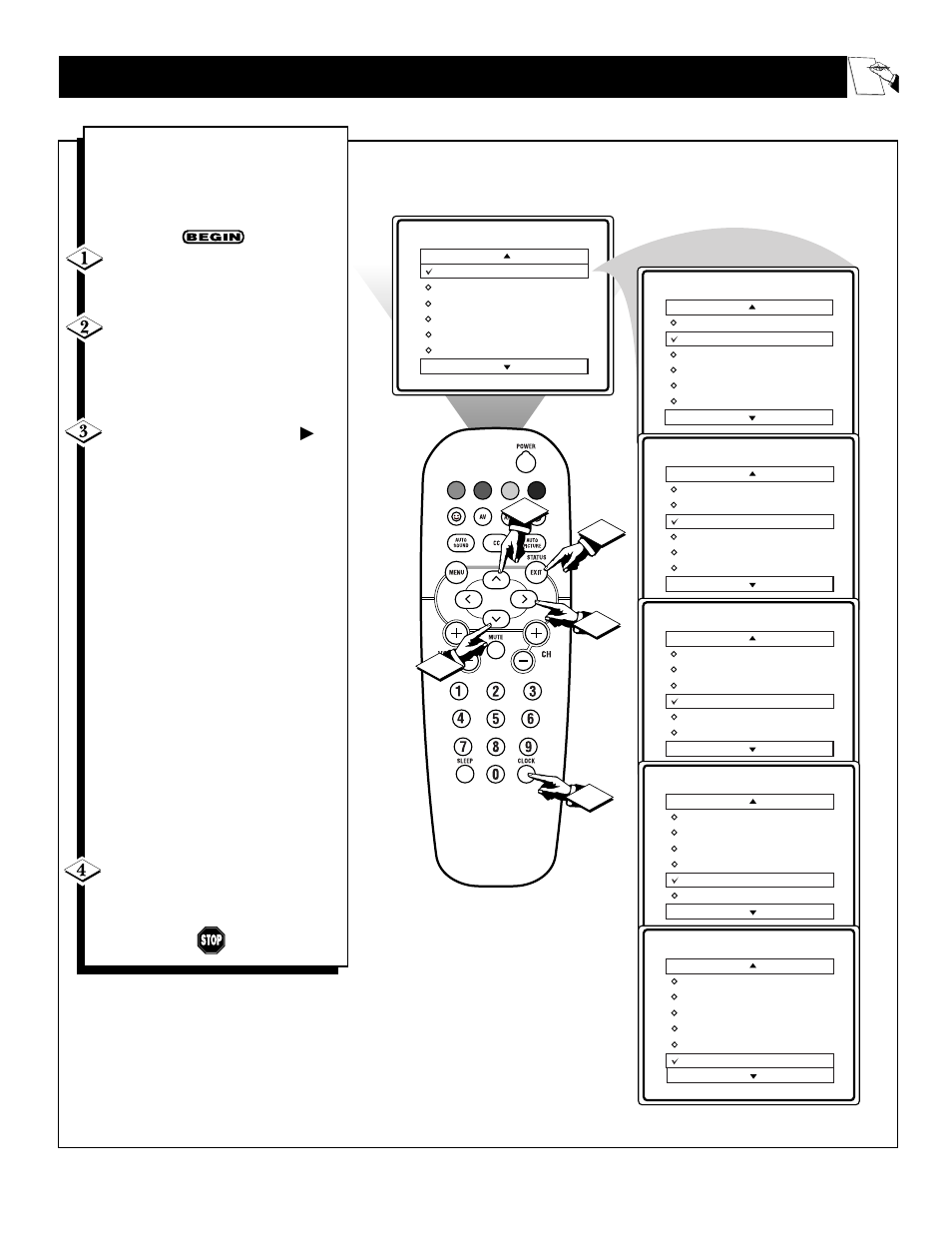 Ow to, Se the, Imer | Ontrols | Philips 19PS30C User Manual | Page 19 / 40