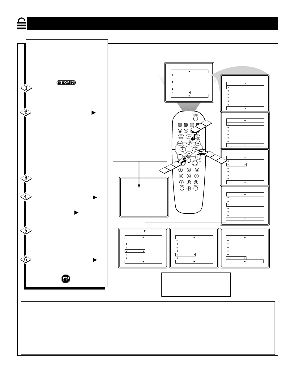 Tv r, Locking, Rogramming | Ased on, Atings, Tv ratings and rating sub-menus | Philips 19PS30C User Manual | Page 26 / 40