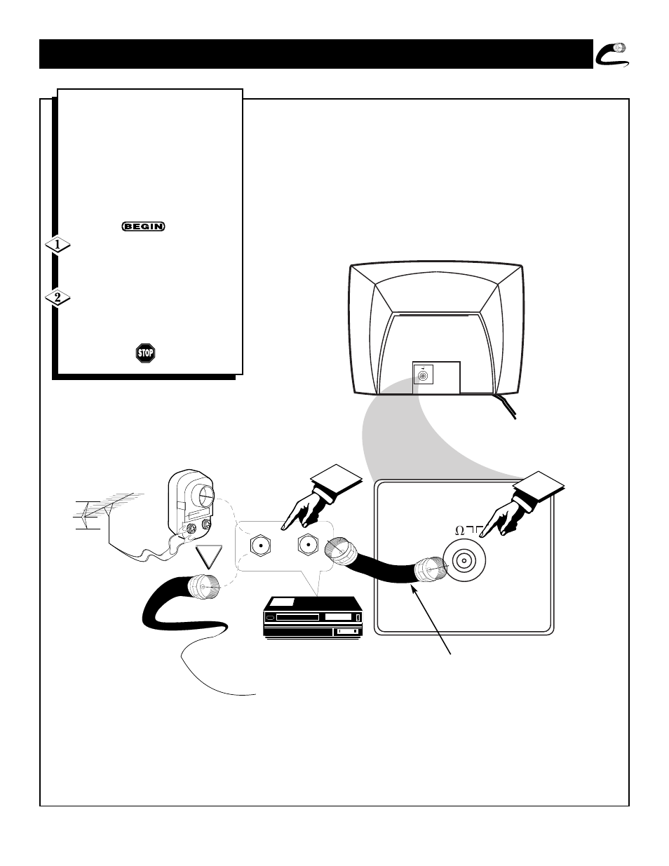 Tv (b, Vcr c | Philips 19PS30C User Manual | Page 7 / 40