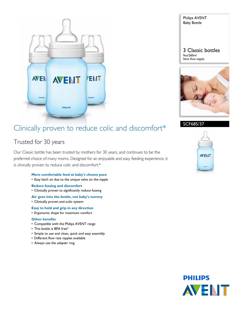 Philips SCF685-37 User Manual | 3 pages