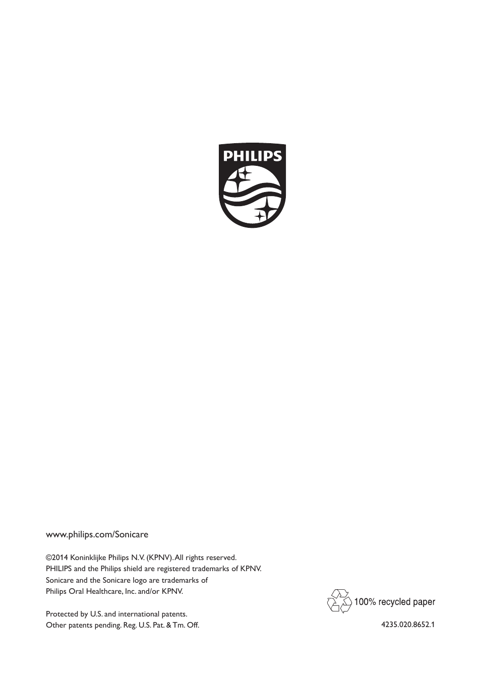 Philips HX9332-05 User Manual | Page 20 / 20