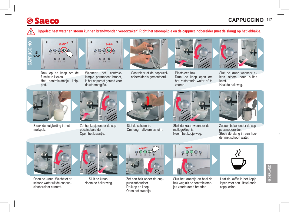 Cappuccino | Philips 10000071 User Manual | Page 117 / 128