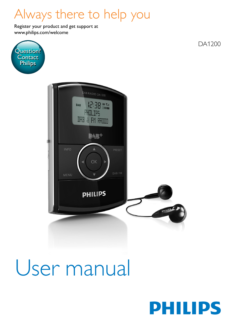 Philips DA1200-05 User Manual | 17 pages