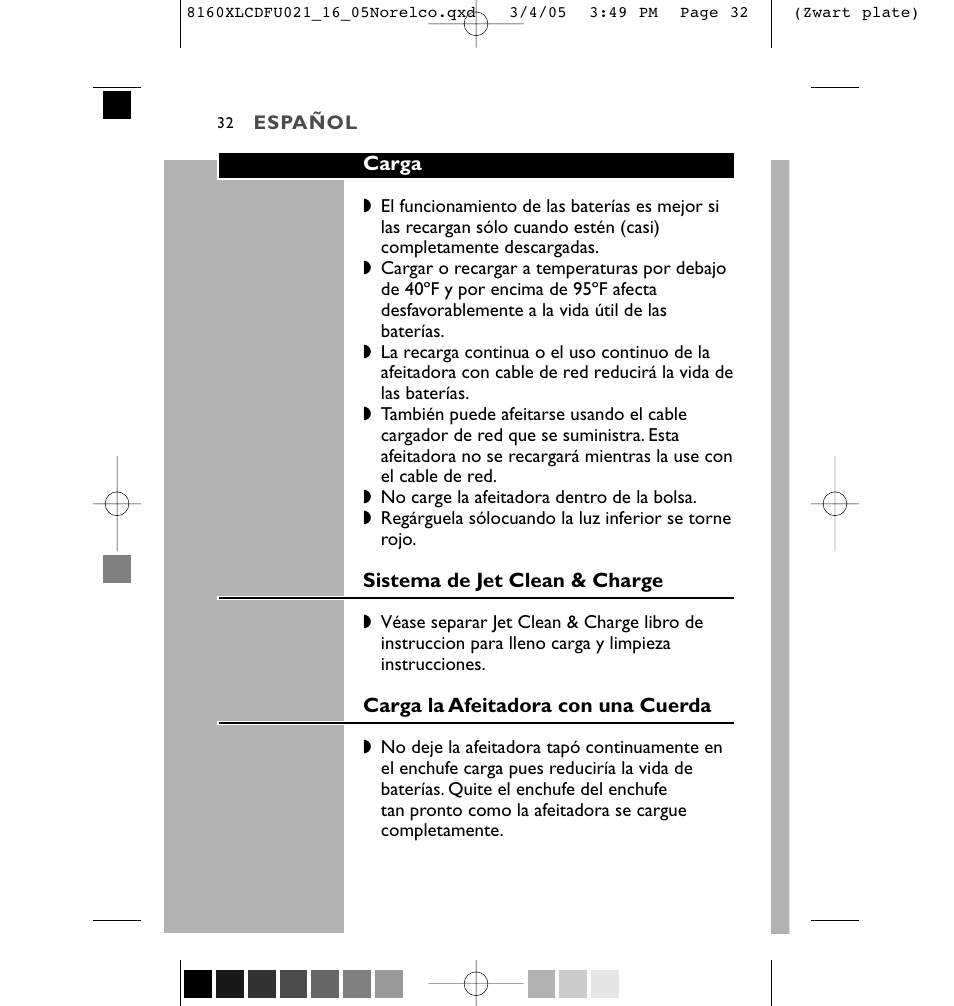 Philips 8160XLCC-40 User Manual | Page 32 / 44