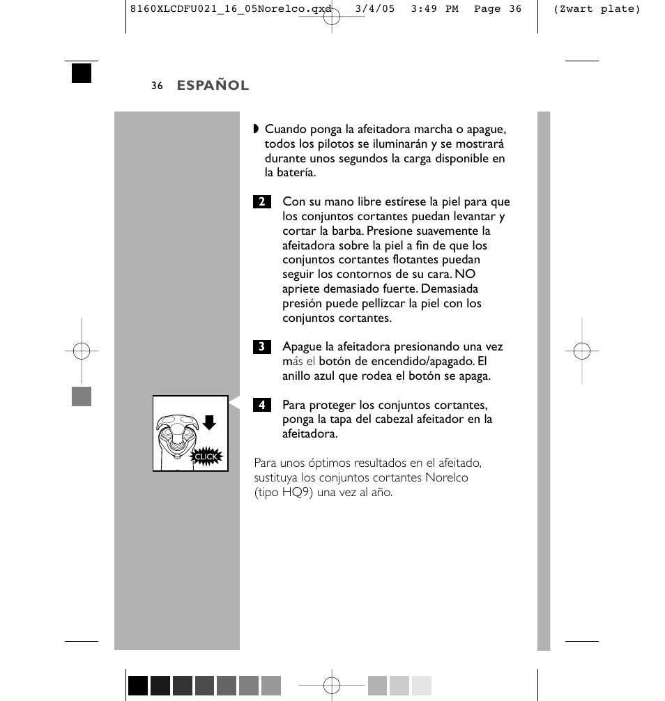 Philips 8160XLCC-40 User Manual | Page 36 / 44