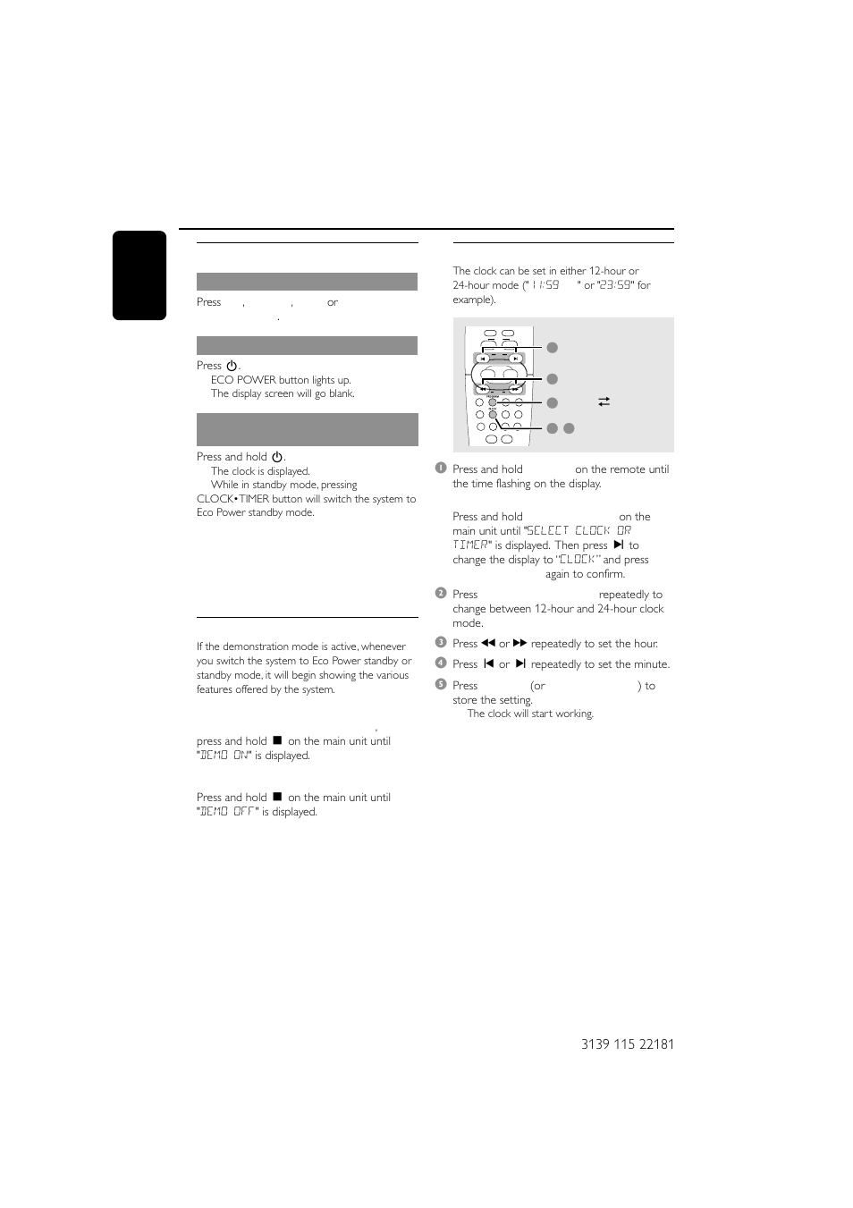 Basic operations | Philips MC-M570-37 User Manual | Page 16 / 26