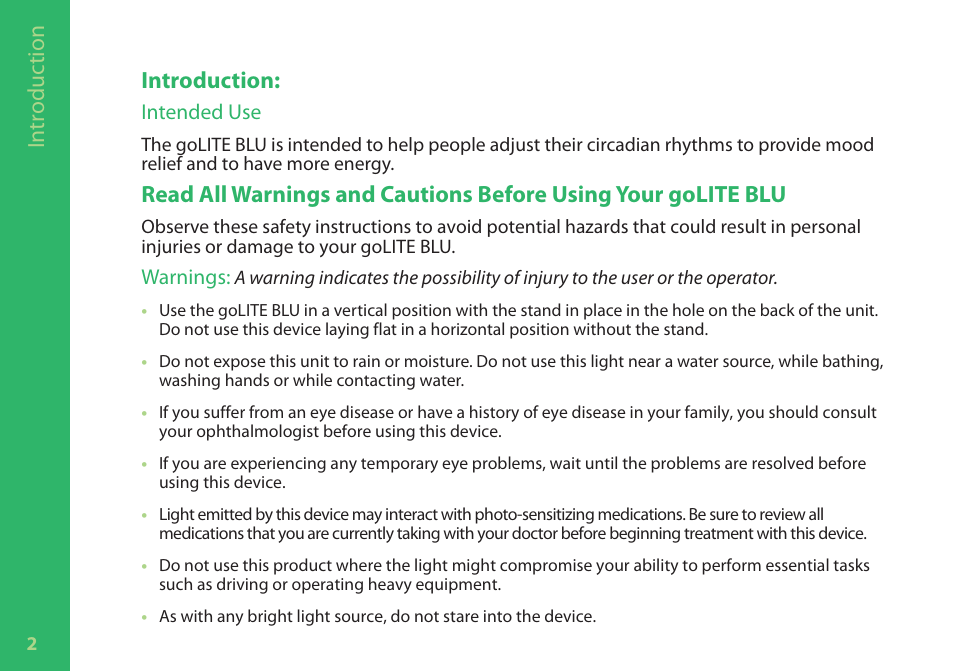 Introduction | Philips HF3329-60 User Manual | Page 3 / 26