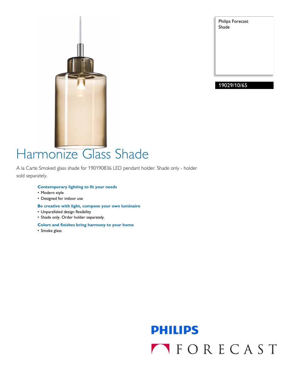 Philips 190291065 User Manual | 2 pages