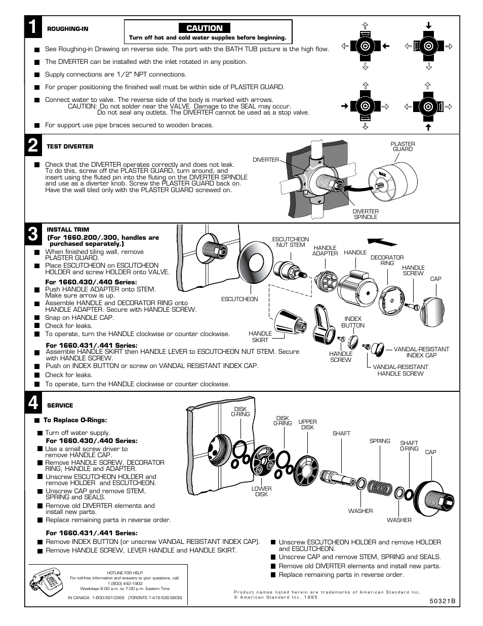 American Standard 1660.200 User Manual | Page 2 / 2