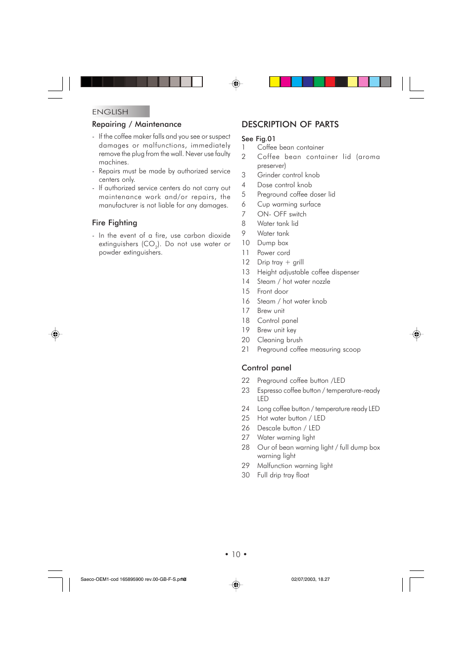 Philips 740613011 User Manual | Page 10 / 52